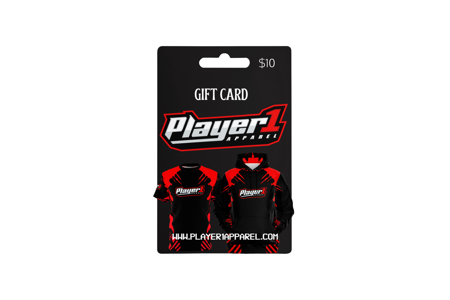Player1Apparel $10 Gift Cards