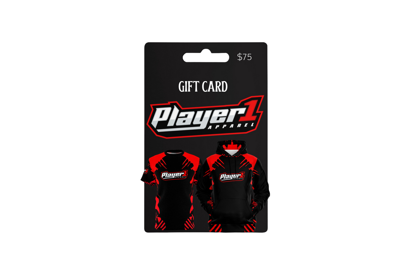 Player1Apparel $75 Gift Cards