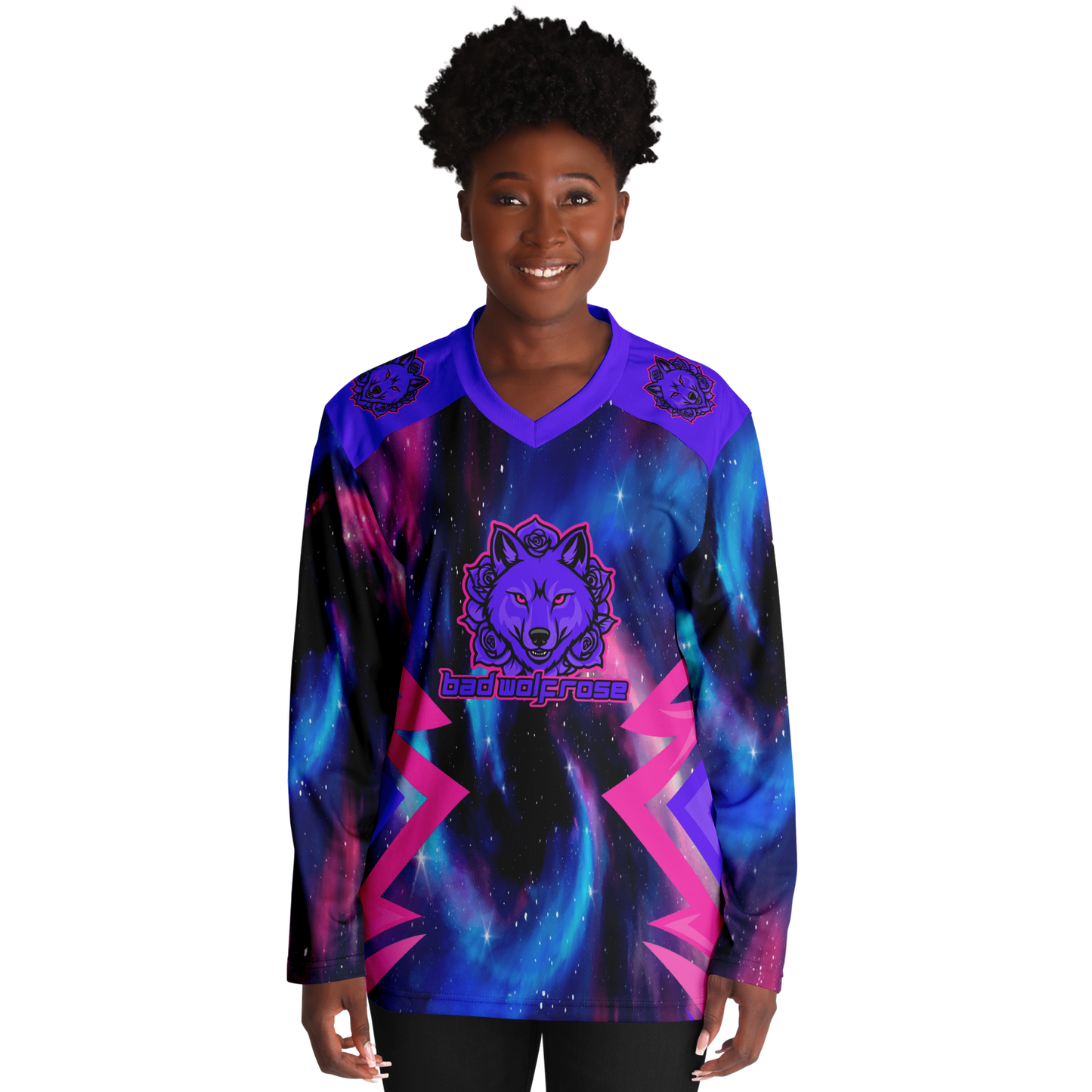 BadWolfRose Hockey Jersey