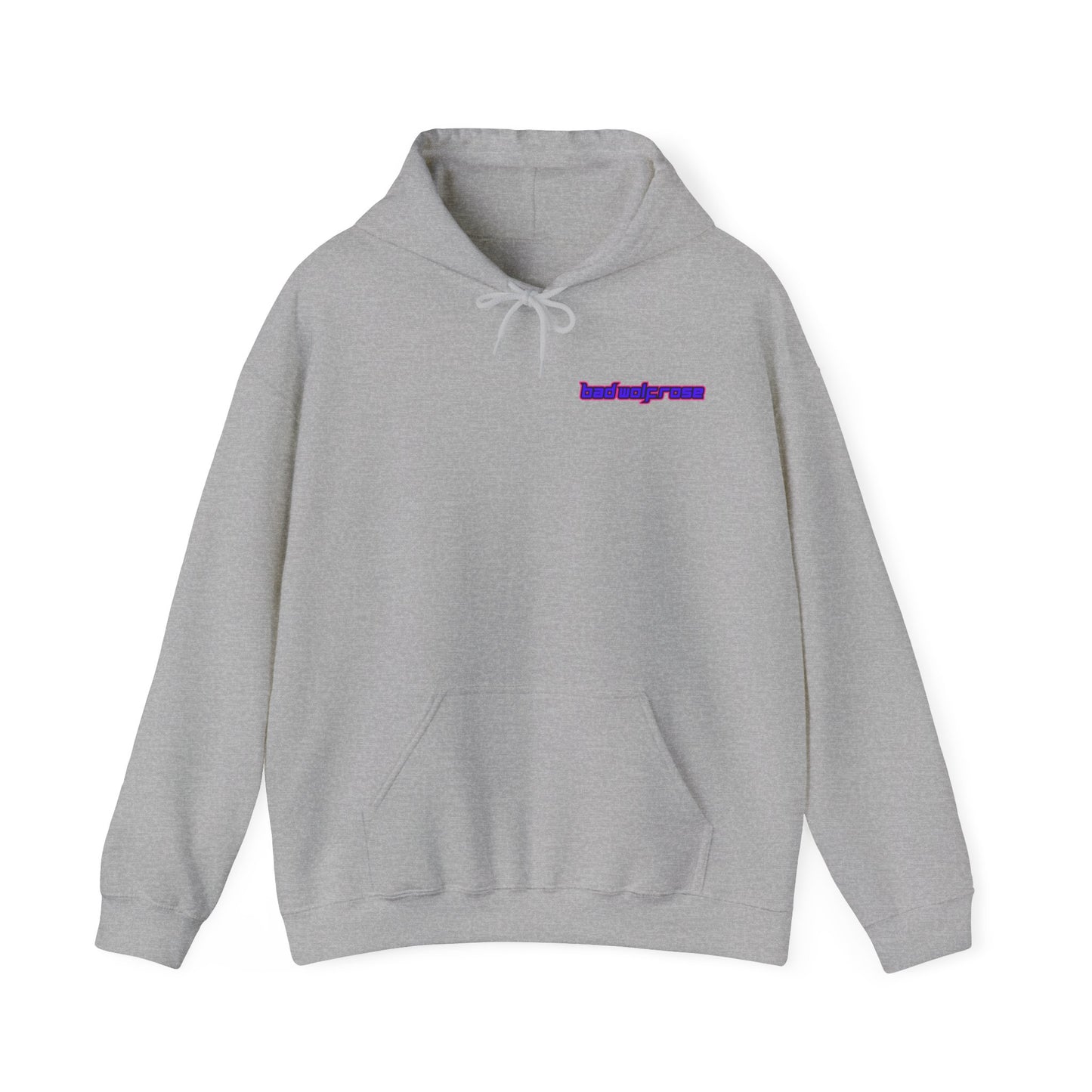 BadWolfRose Back Print Unisex Hoodie