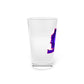 BadWolfRose Classic Pint Glass, 16oz