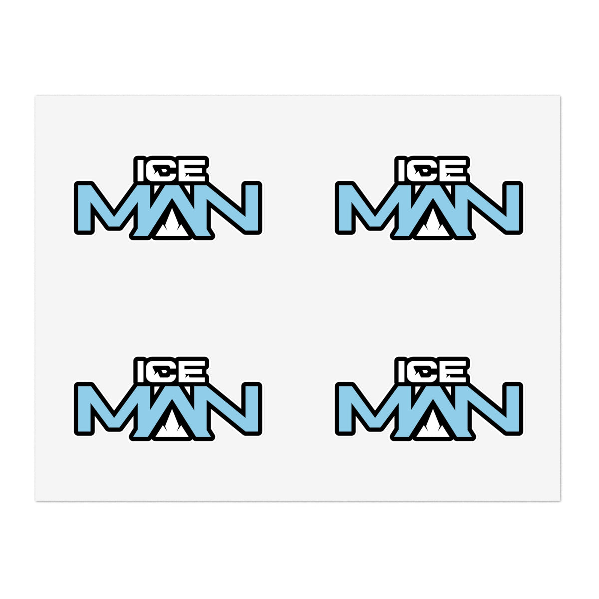 Sticker Ice Man IceMan Sticker Sheets – Player1Apparel