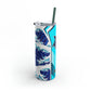 Casual Shark Skinny Matte Tumbler, 20oz