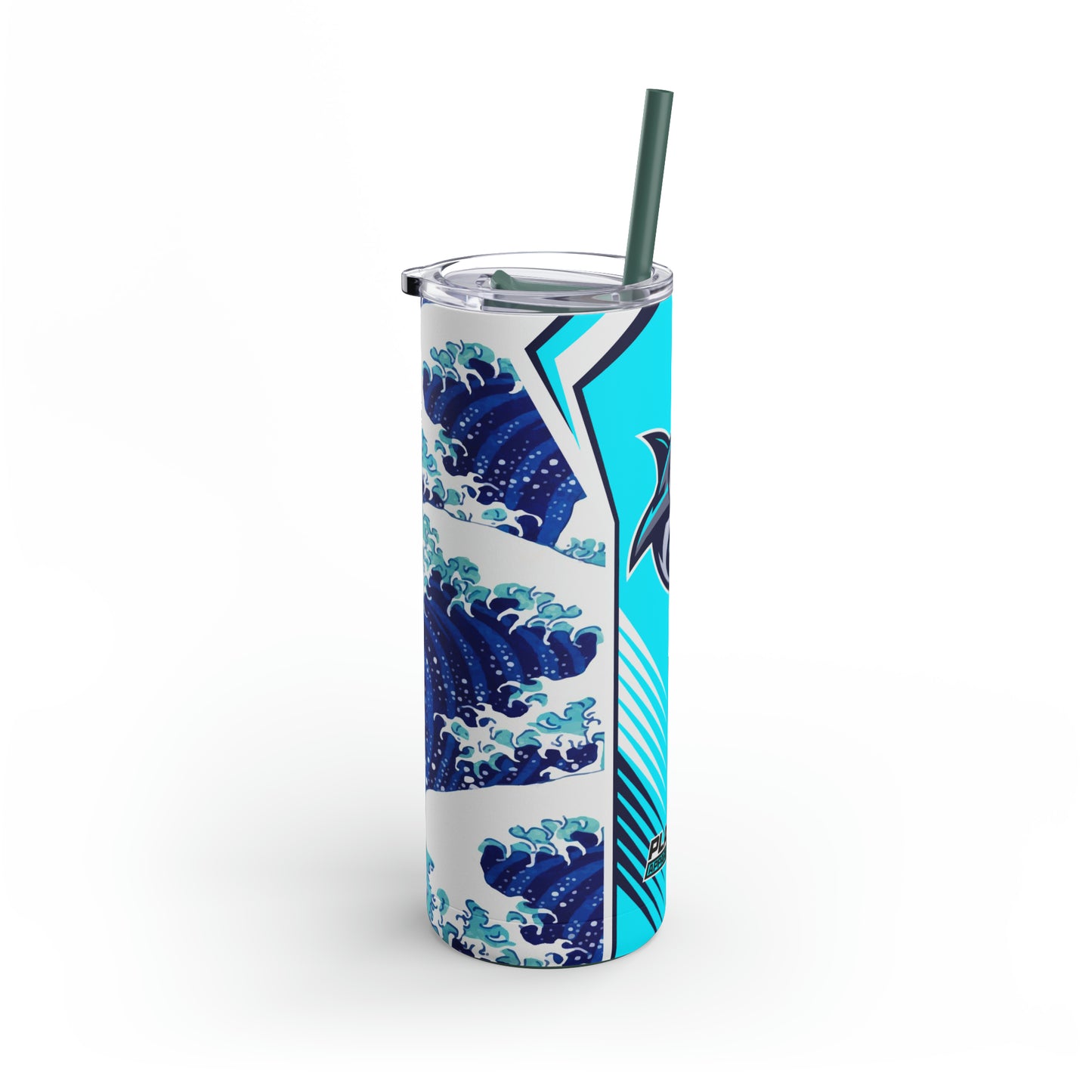 Casual Shark Skinny Matte Tumbler, 20oz