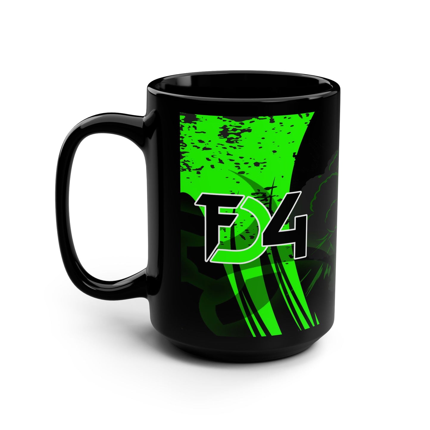 FD4 Classic Black Mug, 15oz
