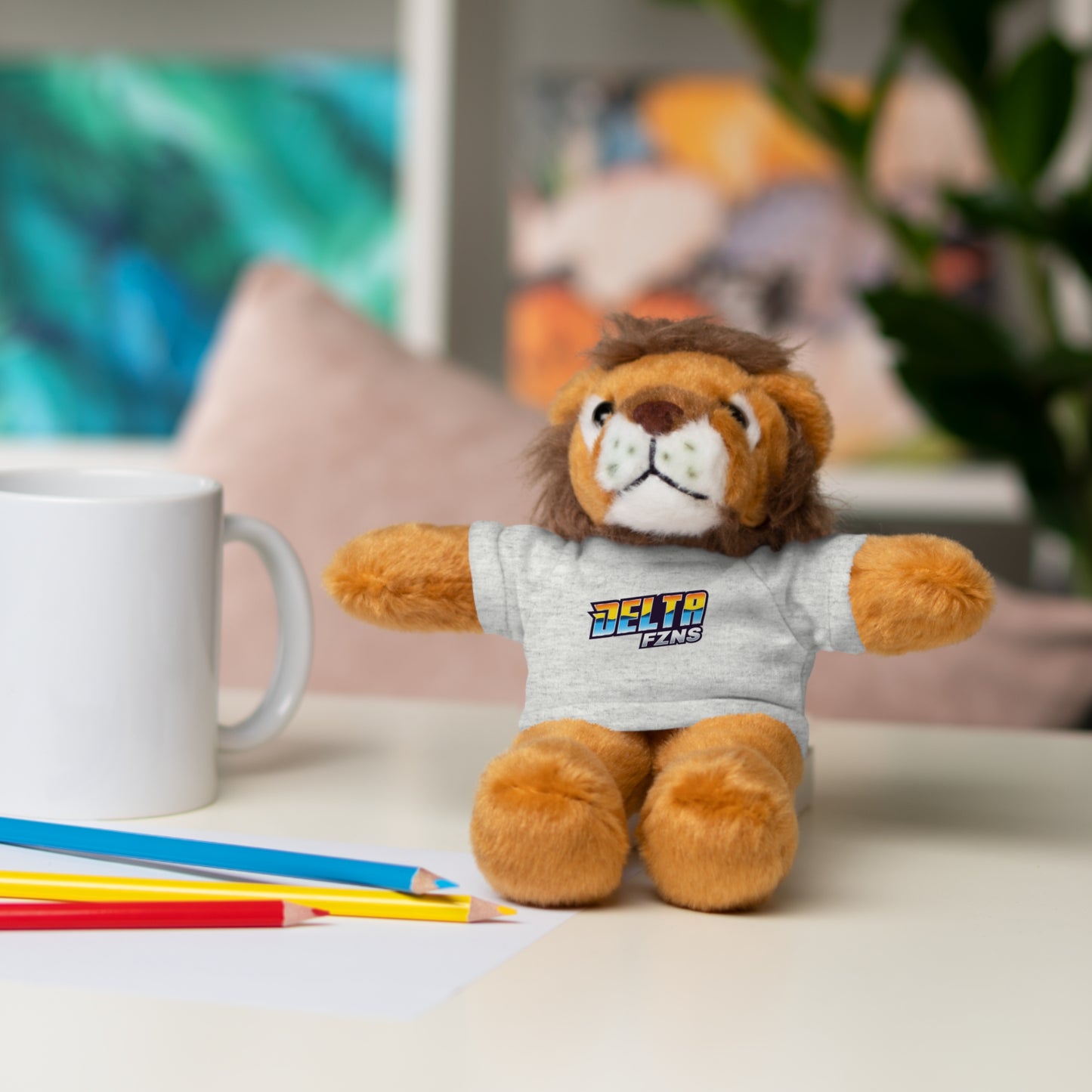 Delta FZNS Text Stuffed Animals with Tee