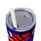 Spiderman8888 Skinny Tumbler with Straw, 20oz