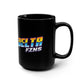 Delta FZNS Black Mug, 15oz