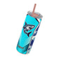 Casual Shark Skinny Matte Tumbler, 20oz