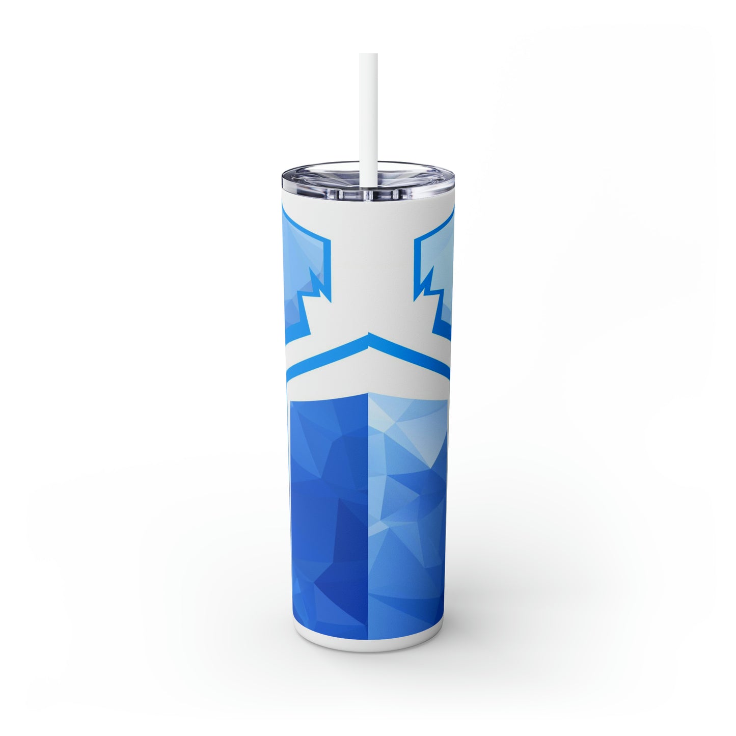 IceMan Skinny Tumbler with Straw, 20oz