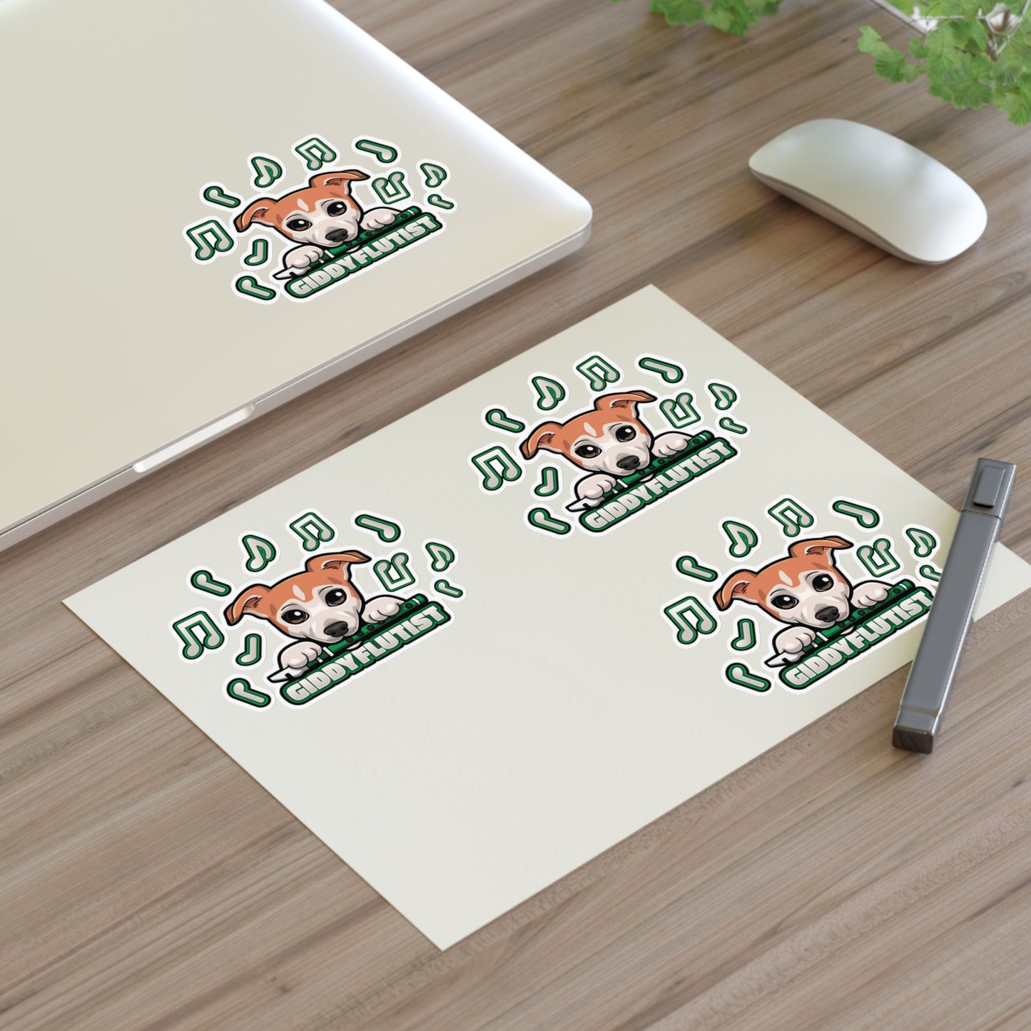 GiddyFlutist Notes Sticker Sheets