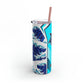 Casual Shark Skinny Matte Tumbler, 20oz