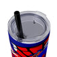 Spiderman8888 Skinny Tumbler with Straw, 20oz