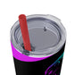 Kraven Quills Skinny Tumbler with Straw, 20oz