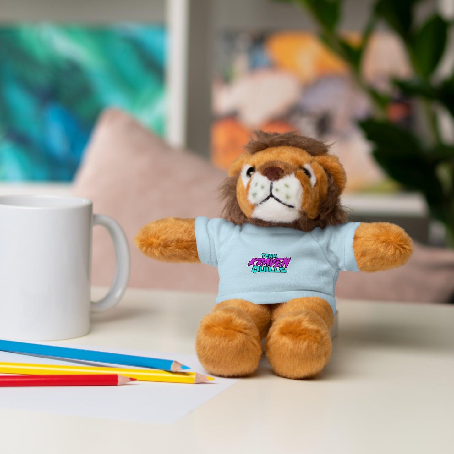 Team Kraven Quills Stuffed Animals with Tee