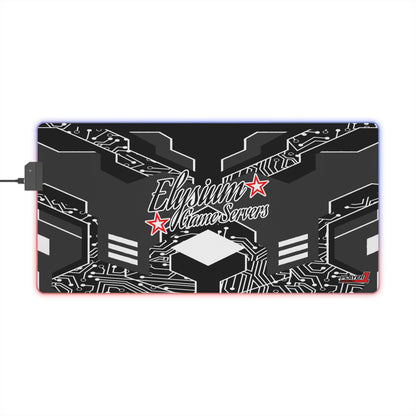 Elysium Game Servers LED Gaming Mouse Pad