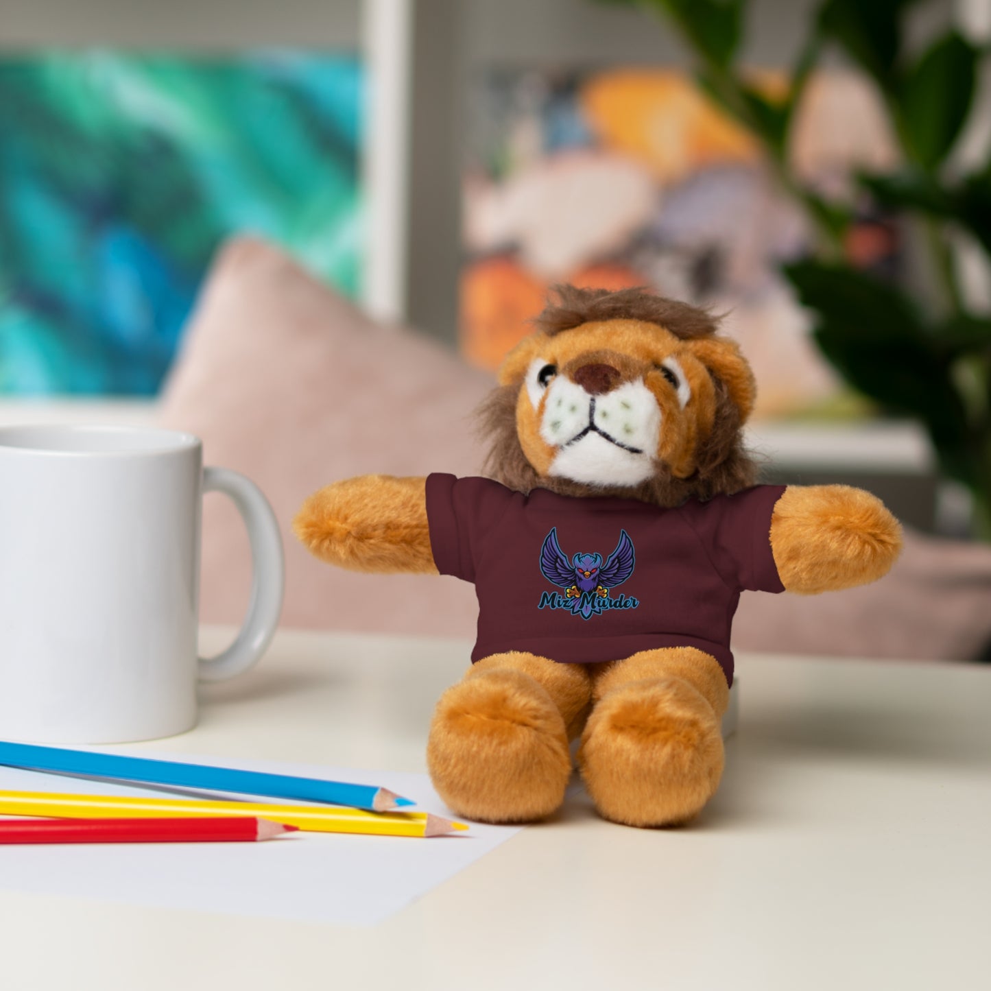 Miz Murder Stuffed Animals with Tee