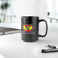 Superman85 Black Mug, 15oz