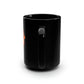 Mr. Florian Black Mug, 15oz
