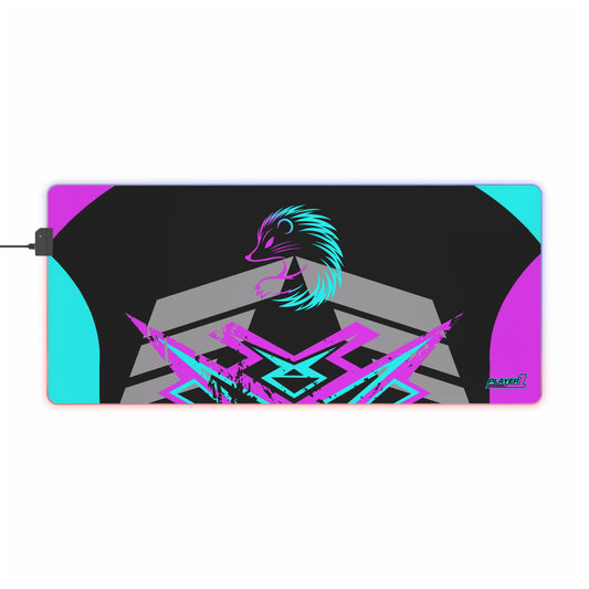 Kraven Quills LED Gaming Mouse Pad