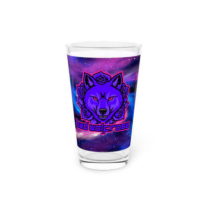 BadWolfRose Space Pint Glass, 16oz