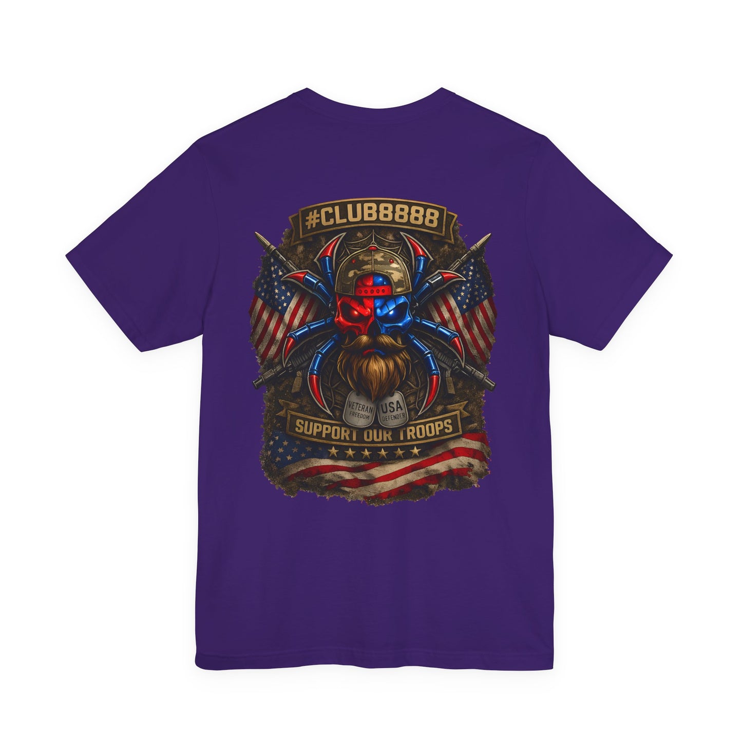 Club8888 Support The Troops Unisex T-shirt