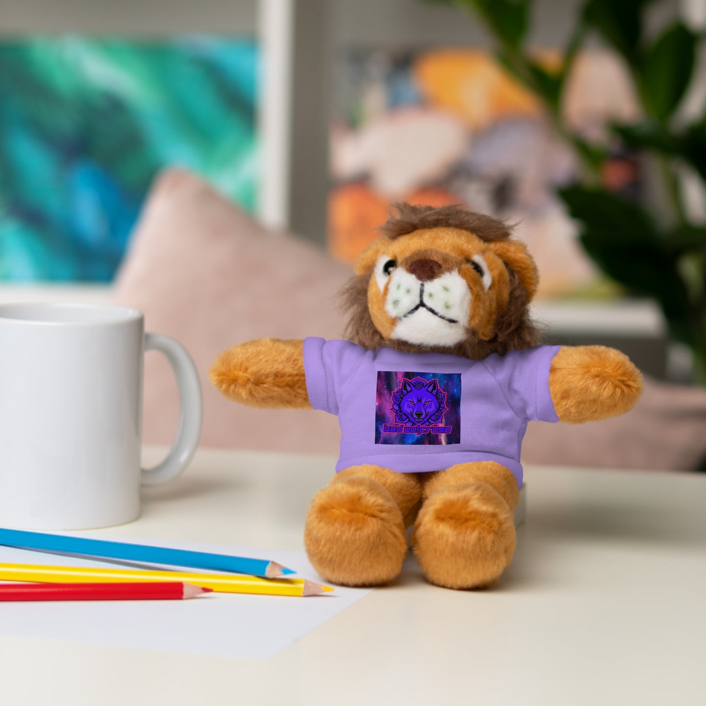 BadWolfRose Space Stuffed Animals with Tee