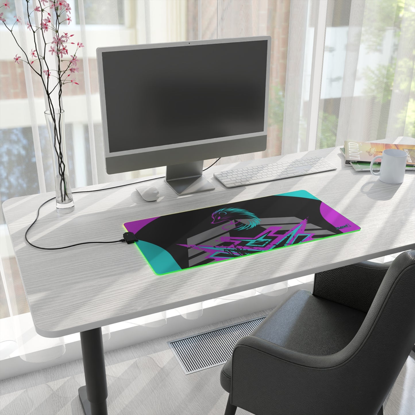 Kraven Quills LED Gaming Mouse Pad