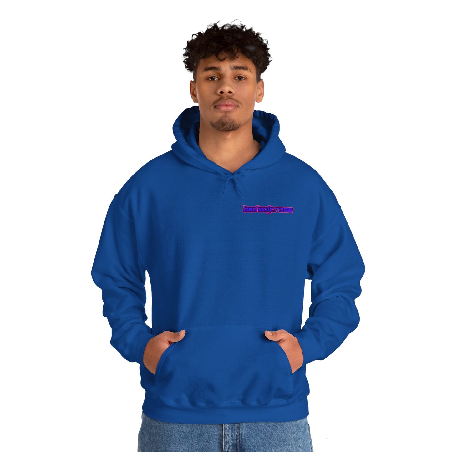 BadWolfRose Back Print Unisex Hoodie