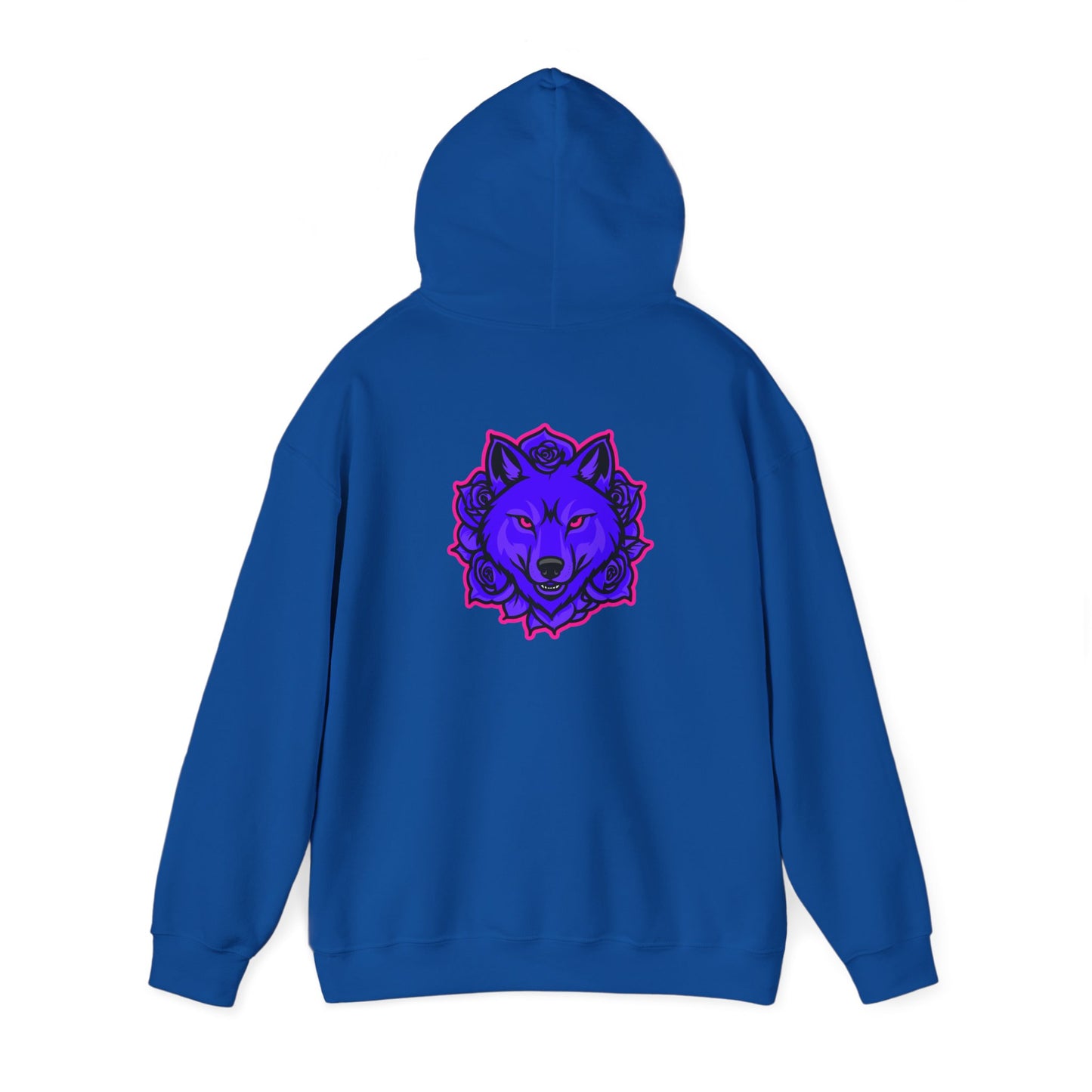 BadWolfRose Back Print Unisex Hoodie