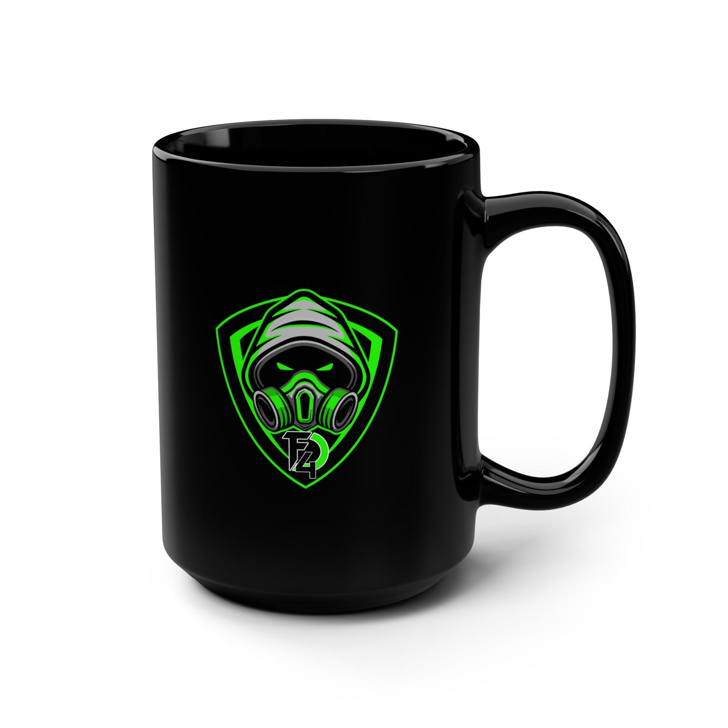 FD4 Black Mug, 15oz