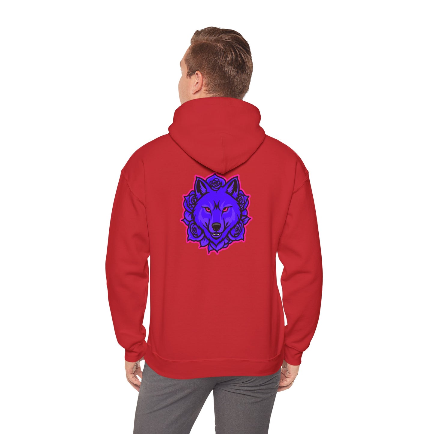 BadWolfRose Back Print Unisex Hoodie