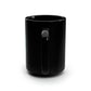 LuckySnow Black Mug, 15oz