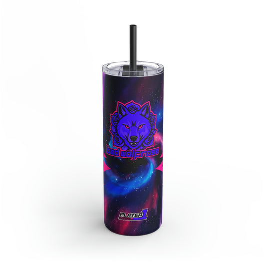 BadWolfRose Skinny Matte Tumbler, 20oz
