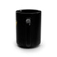 Mythical Legends Black Mug, 15oz