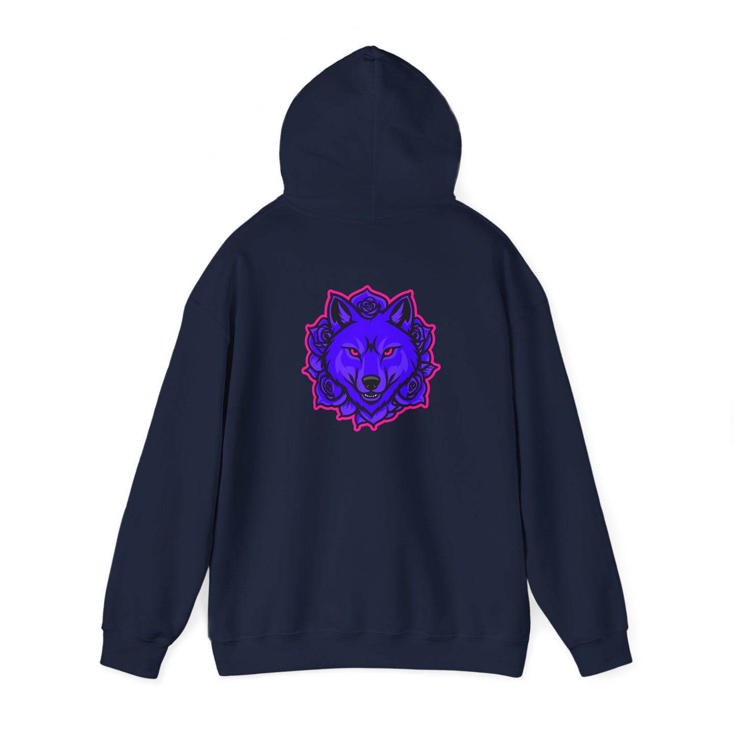 BadWolfRose Back Print Unisex Hoodie