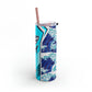 Casual Shark Skinny Matte Tumbler, 20oz