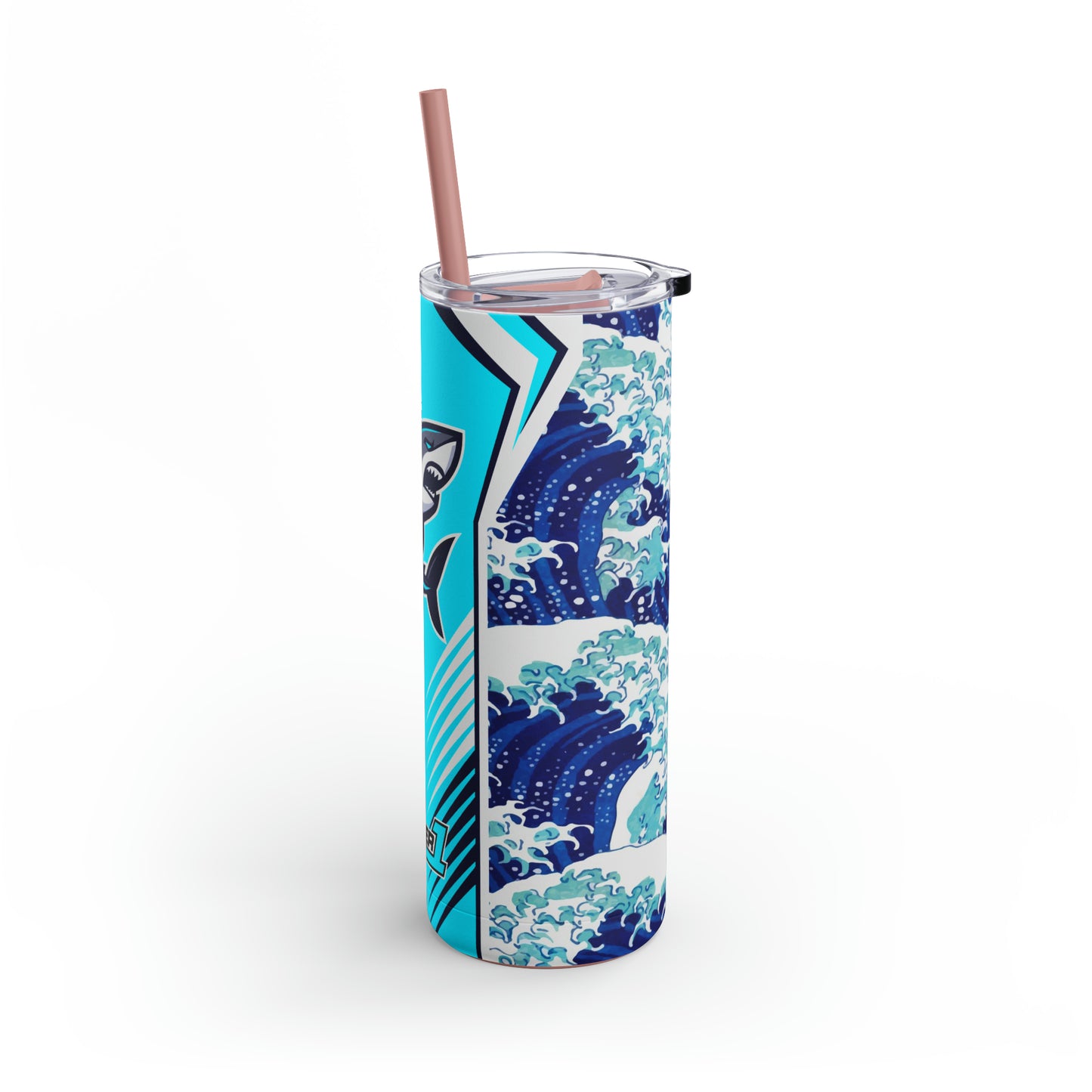 Casual Shark Skinny Matte Tumbler, 20oz