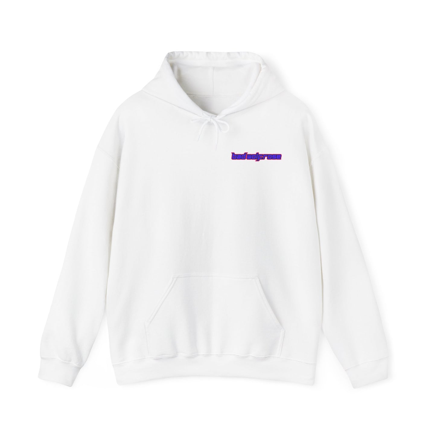 BadWolfRose Back Print Unisex Hoodie