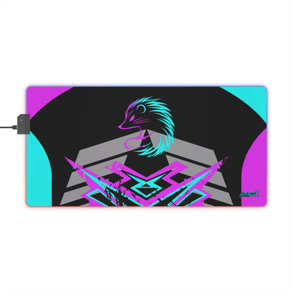 Kraven Quills LED Gaming Mouse Pad