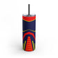 Superman85 Skinny Matte Tumbler, 20oz