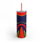 Superman85 Skinny Matte Tumbler, 20oz