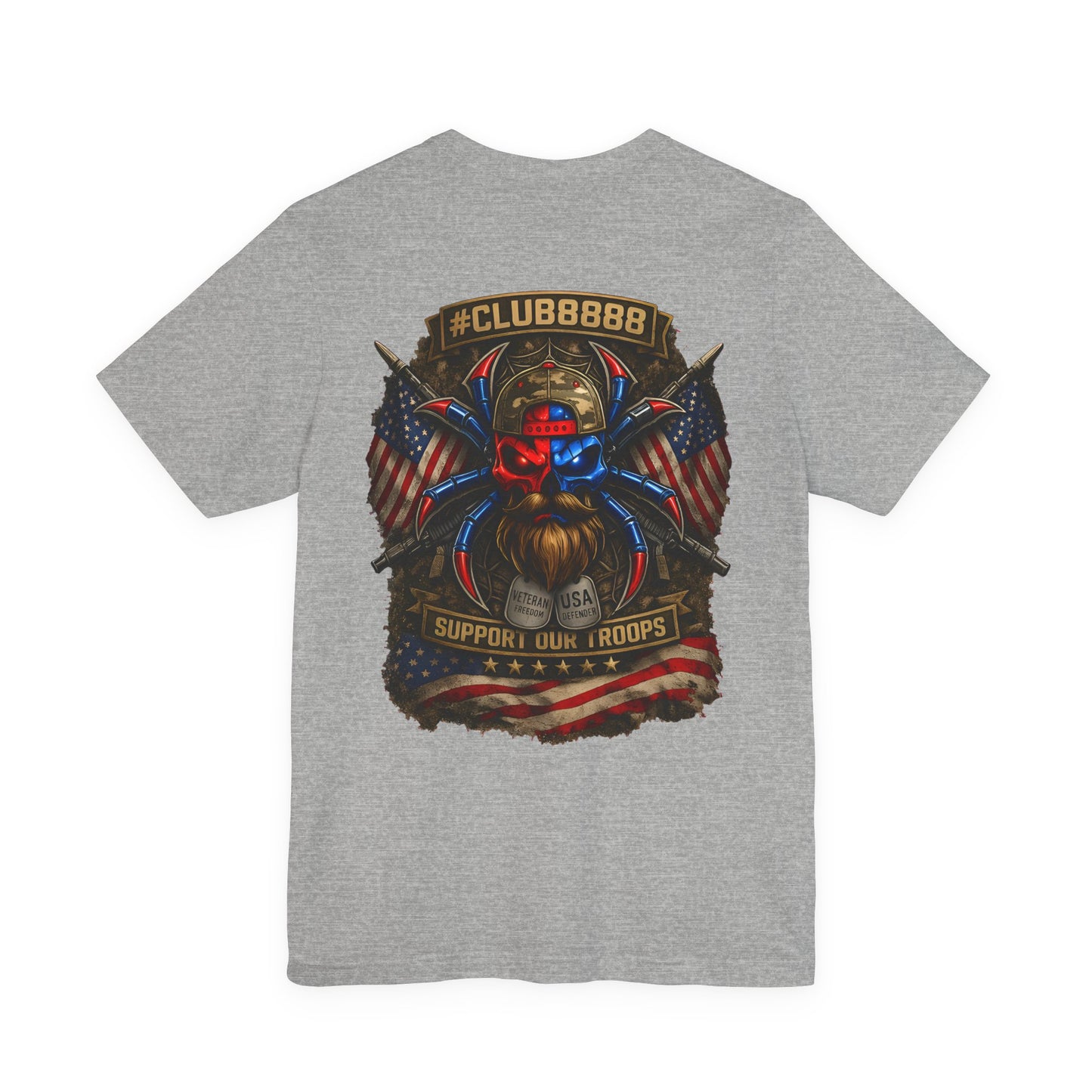 Club8888 Support The Troops Unisex T-shirt