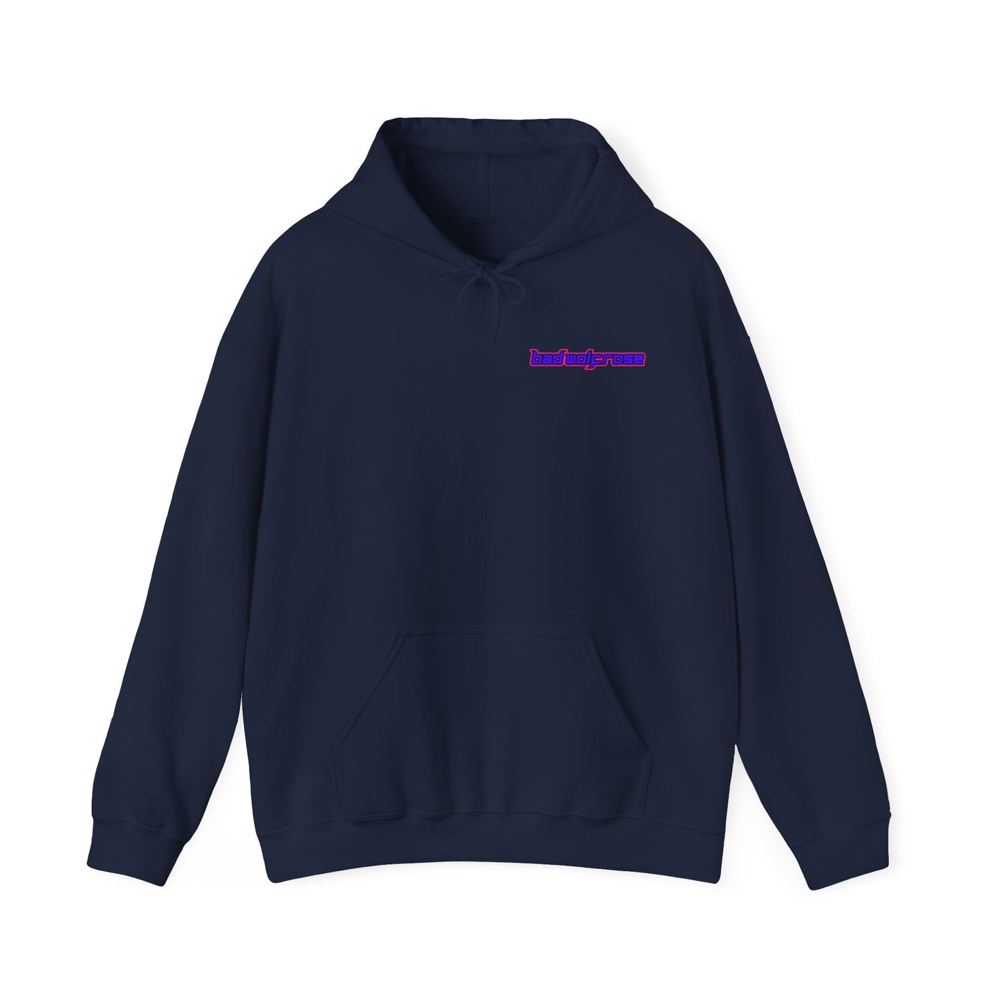 BadWolfRose Back Print Unisex Hoodie