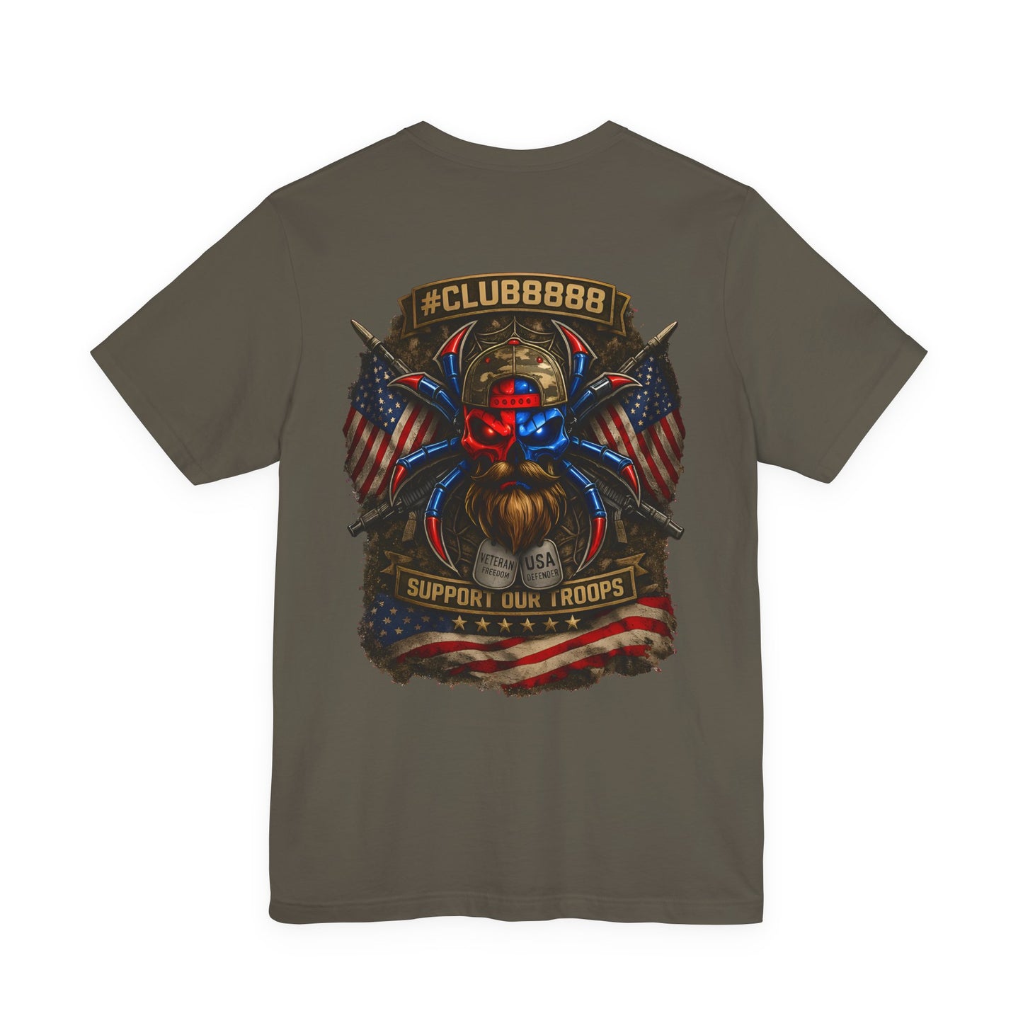 Club8888 Support The Troops Unisex T-shirt