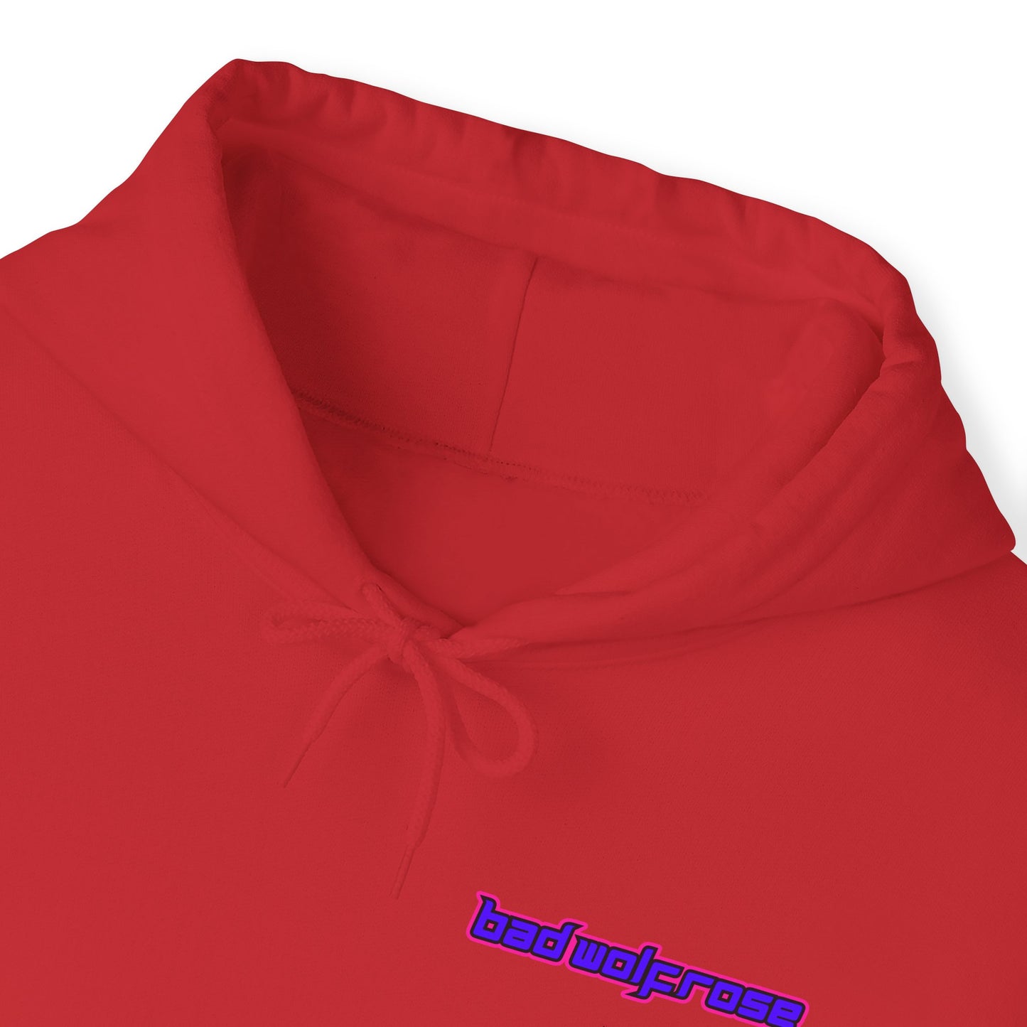 BadWolfRose Back Print Unisex Hoodie