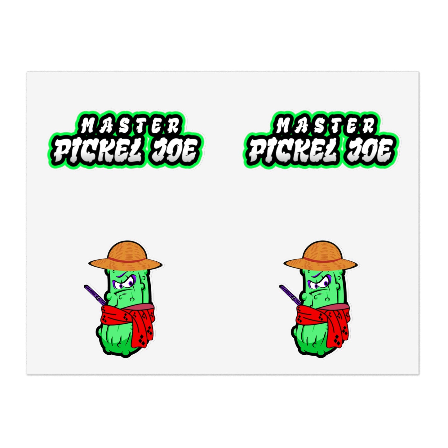 Master Pickel Joe Sticker Sheets