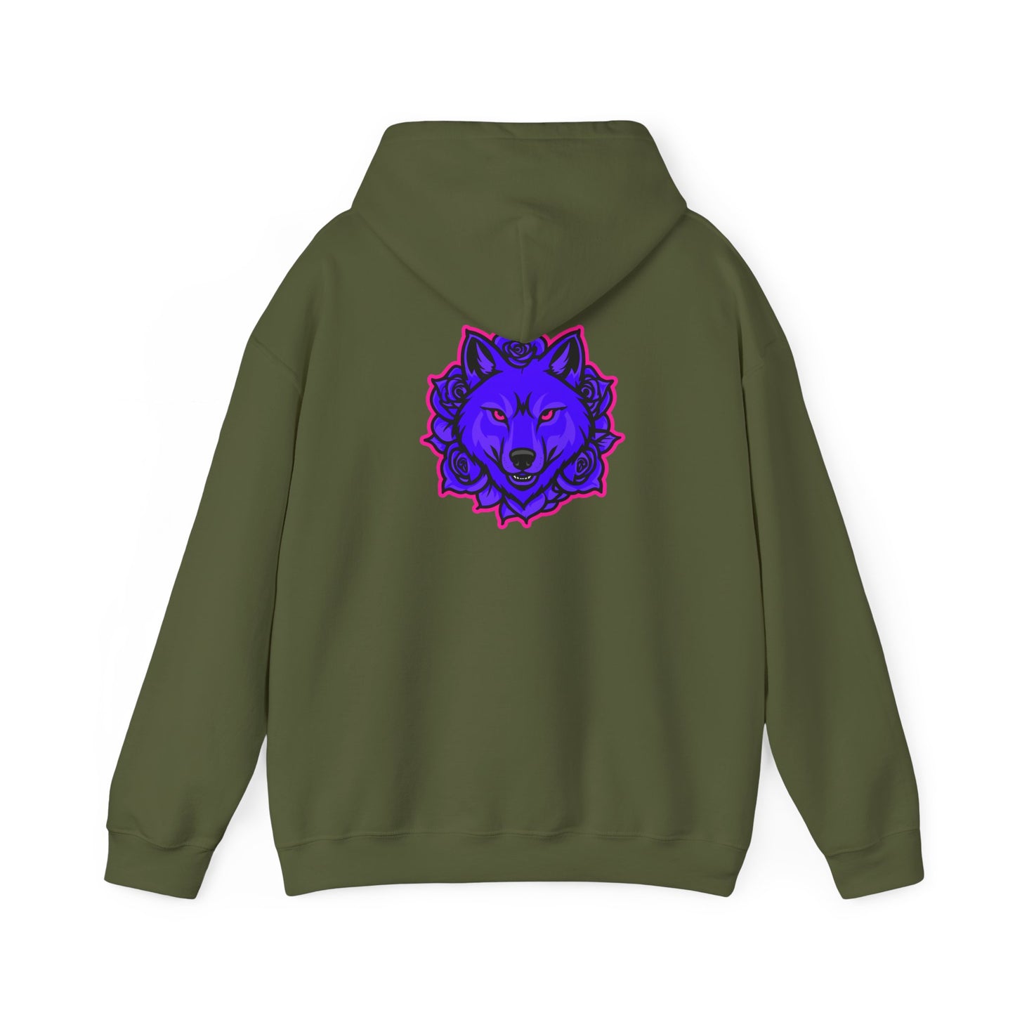 BadWolfRose Back Print Unisex Hoodie