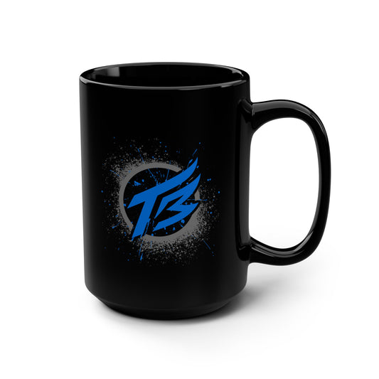 Thermal Break Graffiti Black Mug, 15oz