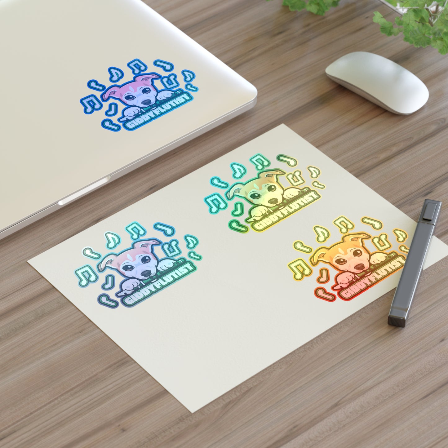 GiddyFlutist Notes Sticker Sheets